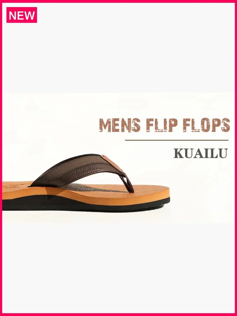 Men's Yoga Mat Flip Flops with Arch Support Cushion Walking Thong Sandals